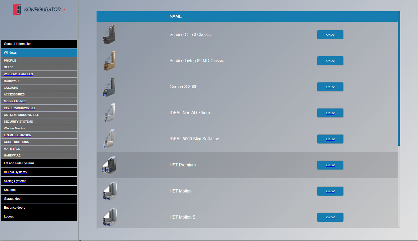 Windows configurator administration and profile management