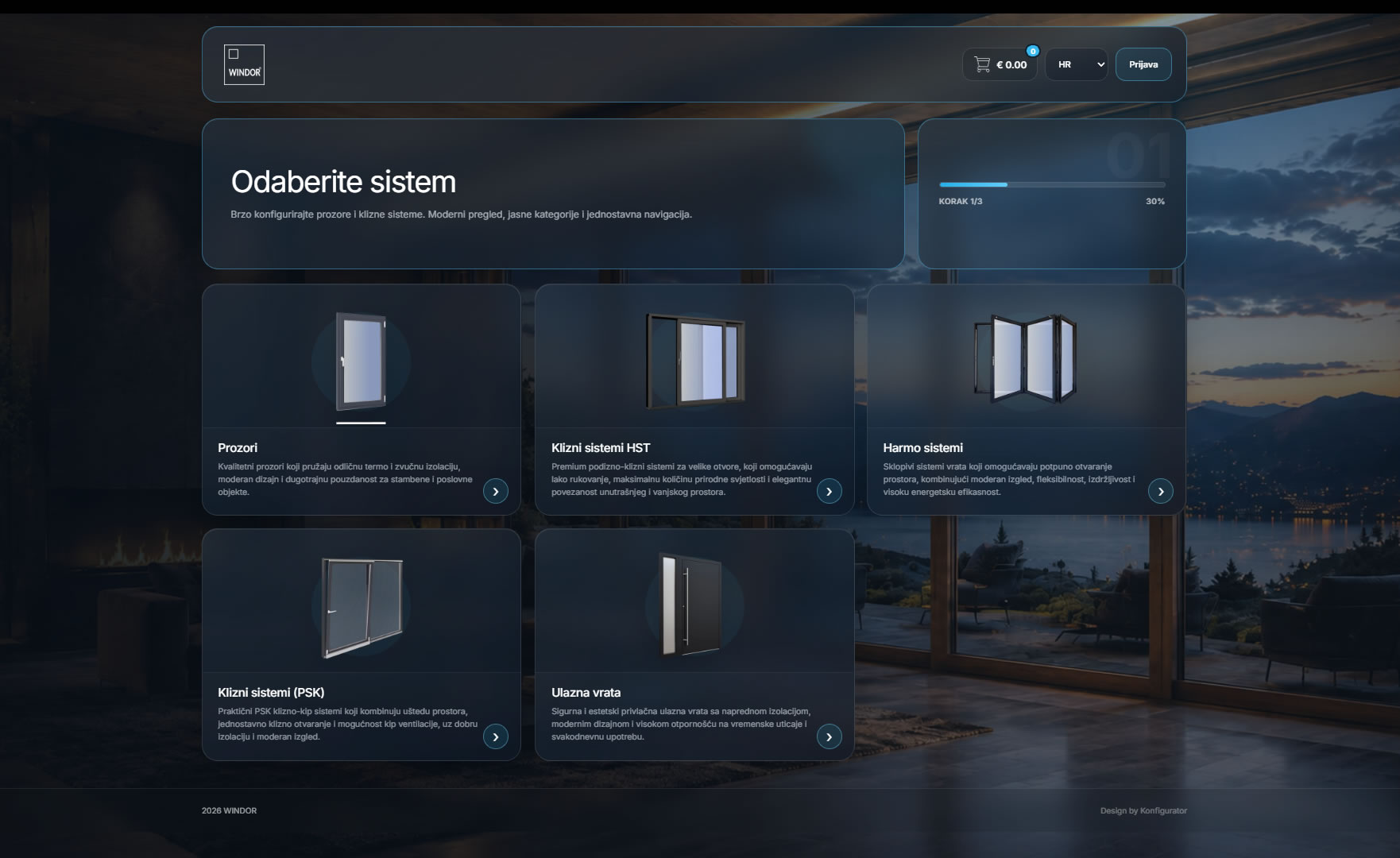 WINDORS AND DOORS CONFIGURATOR & WEB PAGE project image 1