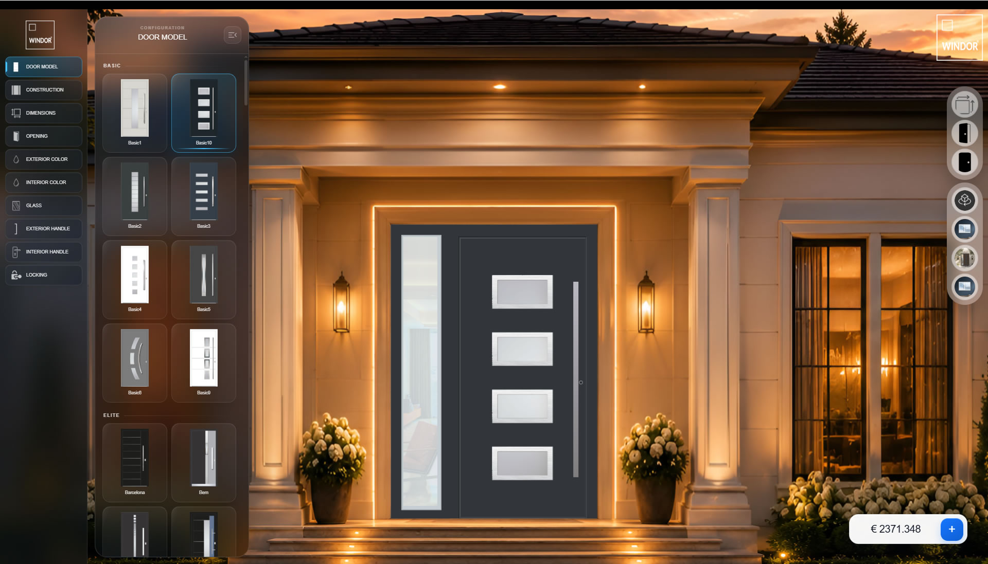 WINDORS AND DOORS CONFIGURATOR & WEB PAGE project image 3