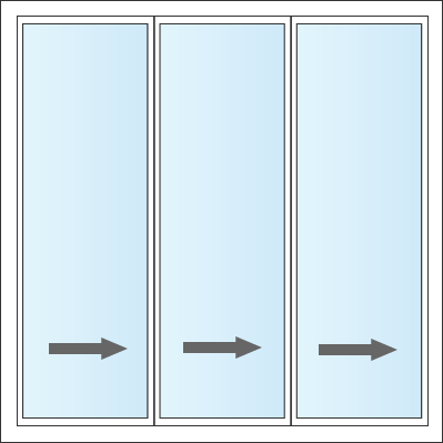3 panel